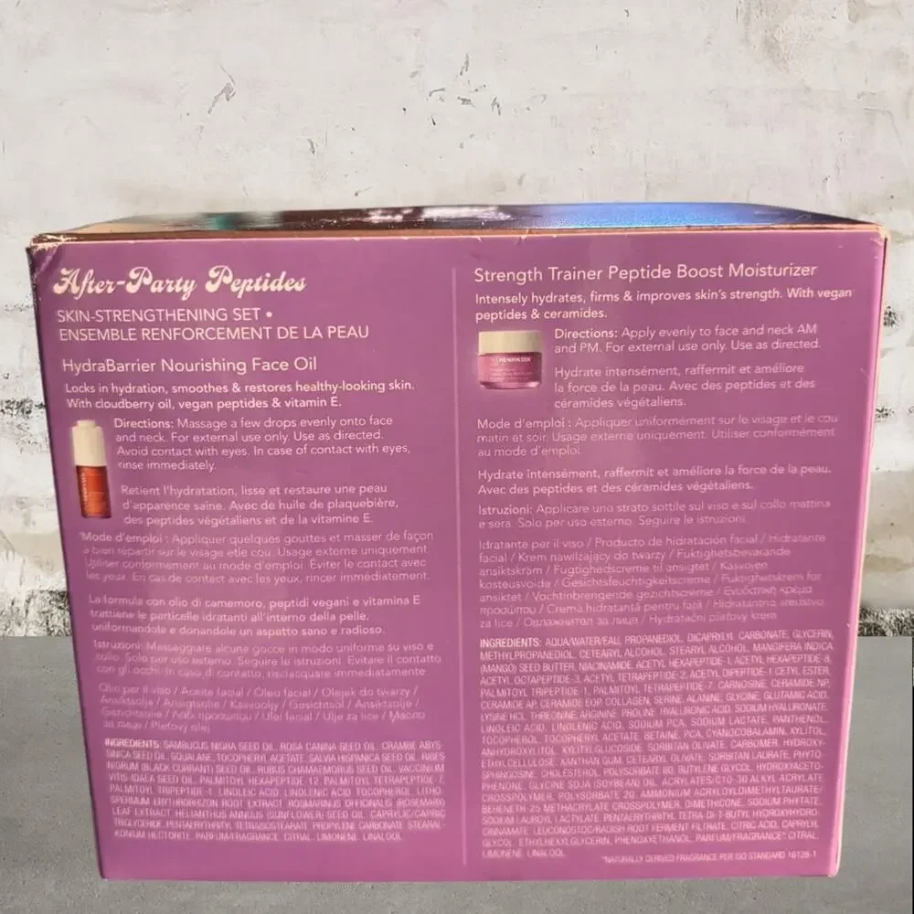 Olehenriksen After-Party Peptides Skin Strengthening Set NIB